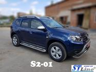 Renault Duster 2018-2024 Estribos Laterales Premium (2 uds., Acero Inoxidable) foto 1