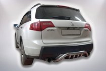 Acura MDX 2007-2013 Defensa Trasera B1-47 (Acero Inoxidable) foto 3