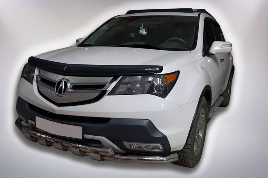 Acura MDX 2007-2013 Defensa Delantera B1-47 (Acero Inoxidable) Foto 2