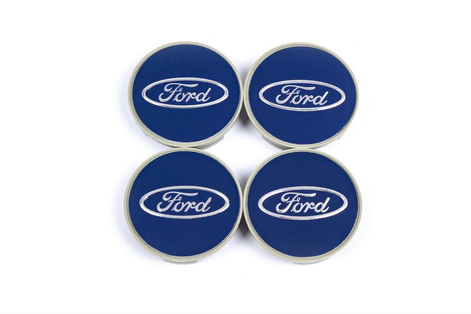 Ford Tapacubos centrales 54.5/50mm azul (4 uds) Foto 2
