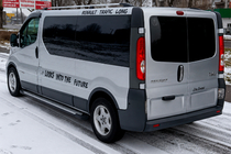 Renault Trafic 2001–2015 Estribos laterales tipo X5 (2 uds, aluminio) foto 7
