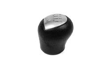 Renault Kangoo 1998-2008 Pomo de cambio 5 velocidades (negro+gris) foto 3