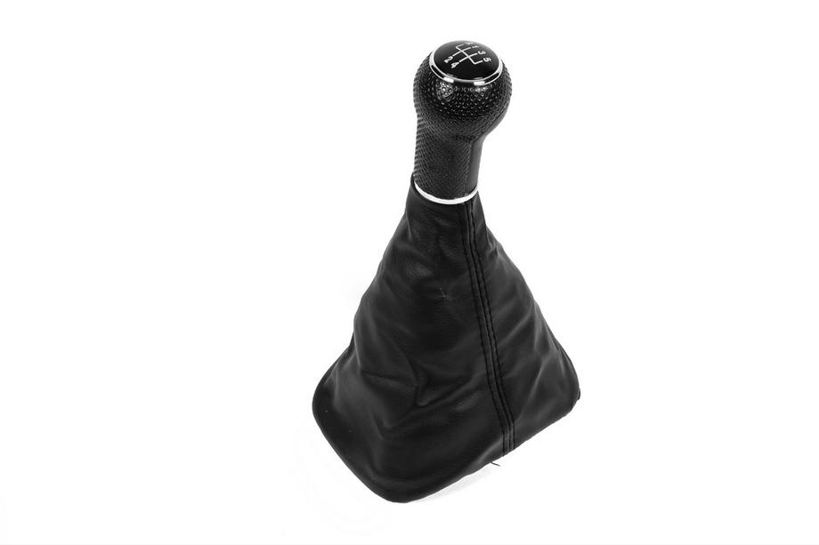 Volkswagen Bora 1998-2004 Pomo de cambio con funda (5 velocidades, marco negro) Image