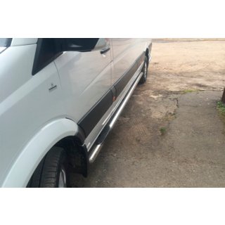 Tubos Laterales (2 uds., Acero Inoxidable) Mercedes Sprinter W907/W910 2018- foto 3