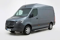 Mercedes Sprinter W907/W910 2018- Estribos Laterales Maya V1 (2 uds., Aluminio) foto 1