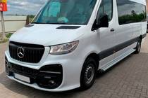 Mercedes Sprinter W907/W910 2018- Estribos Laterales Maya V2 (2 uds., Aluminio) foto 2