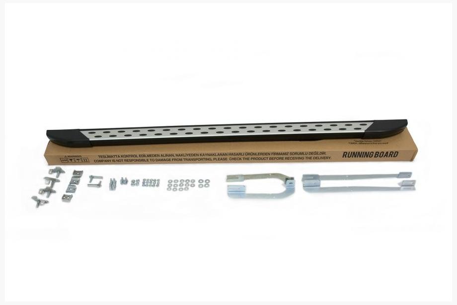 Mercedes Sprinter W907/W910 2018- Estribos Laterales DOT-Line (2 uds., Aluminio) Batalla Media Foto 3