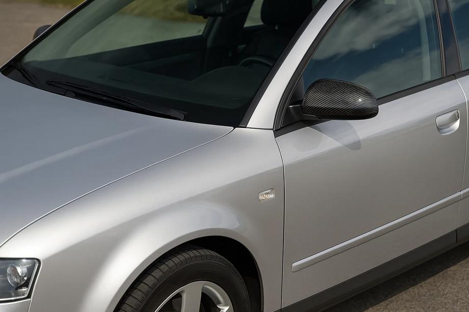 Audi A4 B6 2000-2004 Cubiertas de Espejos (2 uds., Carbono) Image