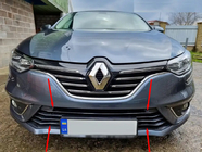 Renault Megane IV 2016-2025 Protectores de parachoques de acero inoxidable 2016-2021 (7 piezas) foto 1