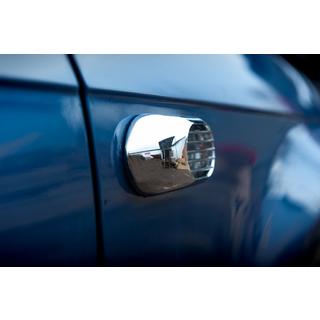 Rejilla para intermitente lateral Oval (2 uds, ABS) Audi A3 2003-2012 foto 3