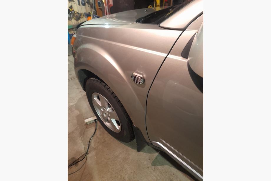 Mitsubishi Outlander 2006-2012 Rejilla para intermitente lateral Oval (2 uds, ABS) Foto 2