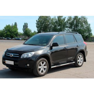 Tubos laterales para batalla estandar (2 uds, acero inoxidable) Toyota Rav 4 2006-2013 foto 4