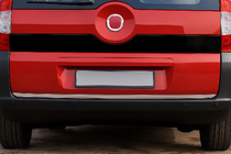 Citroen Nemo 2007-2017 Moldura borde inferior tapa maletero (acero inoxidable) foto 1