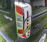 Citroen Nemo 2007-2017 Cubiertas cromadas para luces traseras con curva (2 uds, plastico) foto 12