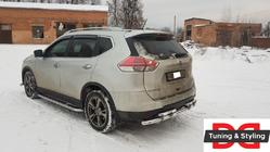 Nissan X-trail T32/Rogue 2014-2021 Estribos Laterales Premium (2 uds., Acero Inoxidable) Ø60 foto 3