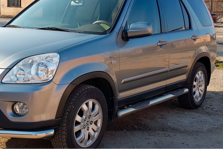 Honda CRV 2001-2006 Barras Laterales (2 uds., Acero Inoxidable) Image