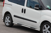 Opel Combo 2012-2018 Barras Laterales (2 uds., Acero Inoxidable) 60 mm, batalla corta foto 1