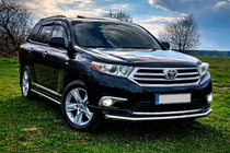 Toyota Highlander 2008-2013 Barras Laterales (2 uds., Acero Inoxidable) foto 1
