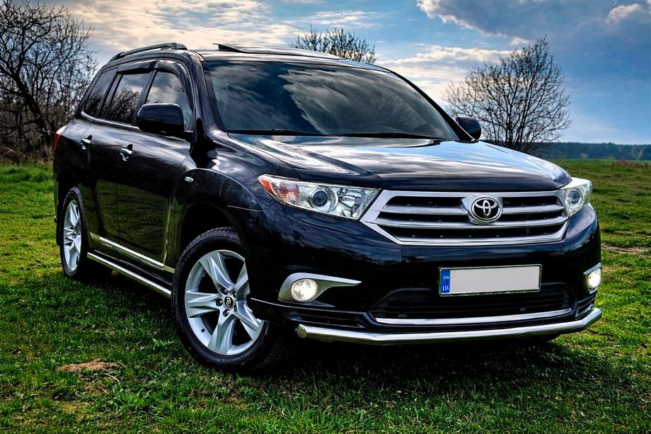 Toyota Highlander 2008-2013 Barras Laterales (2 uds., Acero Inoxidable) Image