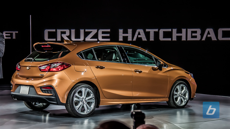 El hatchback de la segunda generación del Chevrolet Cruze