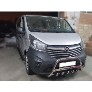 Defensa Delantera WT003-4 (Acero Inoxidable) Opel Vivaro 2015-2019 foto 3
