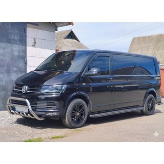 Defensa Delantera WT003-4 (Acero Inoxidable) Volkswagen T6 2015-2024 foto 1