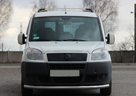 Fiat Doblo I 2001-2005 Defensa Delantera ST008 (Acero Inoxidable) foto 2