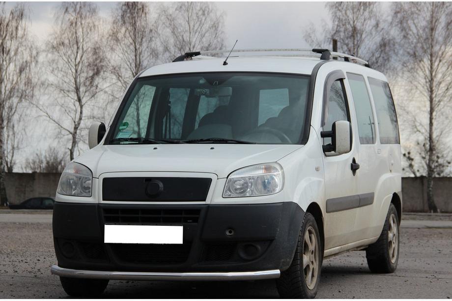 Fiat Doblo I 2001-2005 Defensa Delantera ST008 (Acero Inoxidable) Image