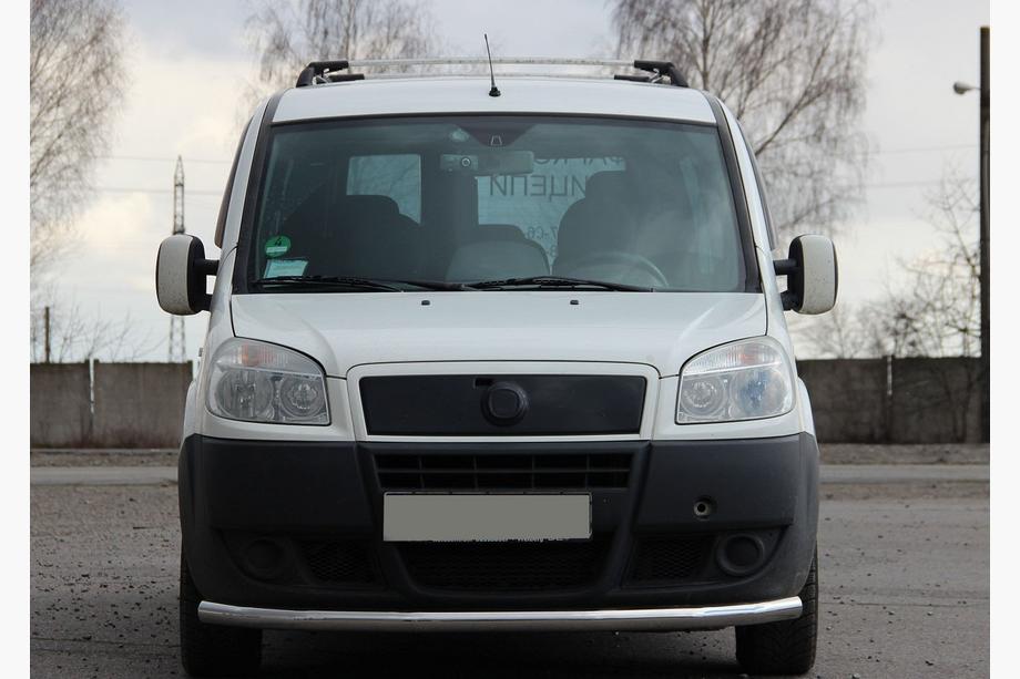 Fiat Doblo I 2001-2005 Defensa Delantera ST008 (Acero Inoxidable) Foto 2
