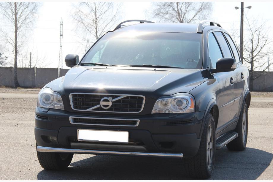 Volvo XC90 2002-2014 Defensa Delantera ST008 (Acero Inoxidable) Foto 4