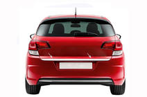 Citroen C-4 2010-2018 Protector de Borde de Maletero Acero Inoxidable Carmos - Acero Inoxidable Turco foto 1
