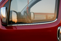 Citroen Nemo 2007-2017 Molduras exteriores de ventanas (2 uds, acero inoxidable) foto 1