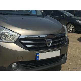 Cubiertas de parrilla cromadas (4 uds, acero inoxidable) Dacia Lodgy 2012-2022 foto 4