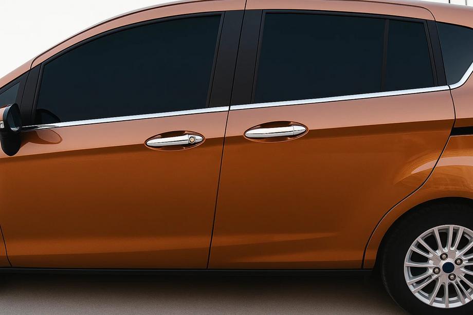 Ford B-Max 2012-2017 Cubiertas de Manijas Cromadas (4 uds., Acero Inoxidable) Image