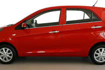 Kia Picanto 2011-2016 Molduras de ventanas acero inoxidable (4 uds) foto 1