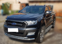 Ford Ranger 2011–2022 Defensa Delantera ST014 (Acero Inoxidable) foto 1