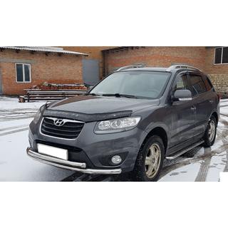 Defensa Delantera ST014 (Acero Inoxidable) Hyundai Santa Fe 2 2006-2012 foto 2