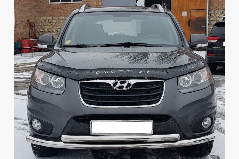 Hyundai Santa Fe 2 2006-2012 Defensa Delantera ST014 (Acero Inoxidable) Image