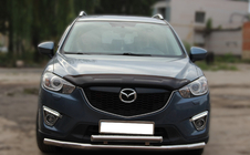 Mazda CX-5 2012-2017 Defensa Delantera ST014 (Acero Inoxidable) foto 1