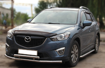 Mazda CX-5 2012-2017 Defensa Delantera ST014 (Acero Inoxidable) foto 3