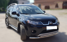 Mitsubishi Outlander 2006-2012 Defensa Delantera ST014 (Acero Inoxidable) foto 3