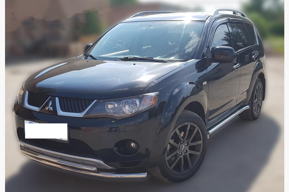Mitsubishi Outlander 2006-2012 Defensa Delantera ST014 (Acero Inoxidable) d60/42 Foto 2