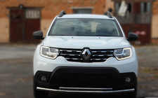 Renault Duster 2008–2017 Defensa Delantera ST014 (Acero Inoxidable) foto 1