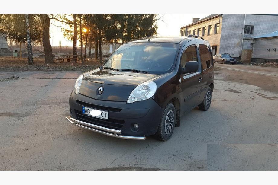 Renault Kangoo 2008–2020 Defensa Delantera ST014 (Acero Inoxidable) d60/42 Foto 2