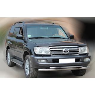 Defensa Delantera ST014 (Acero Inoxidable) Toyota Land Cruiser 100 1998-2007 foto 3