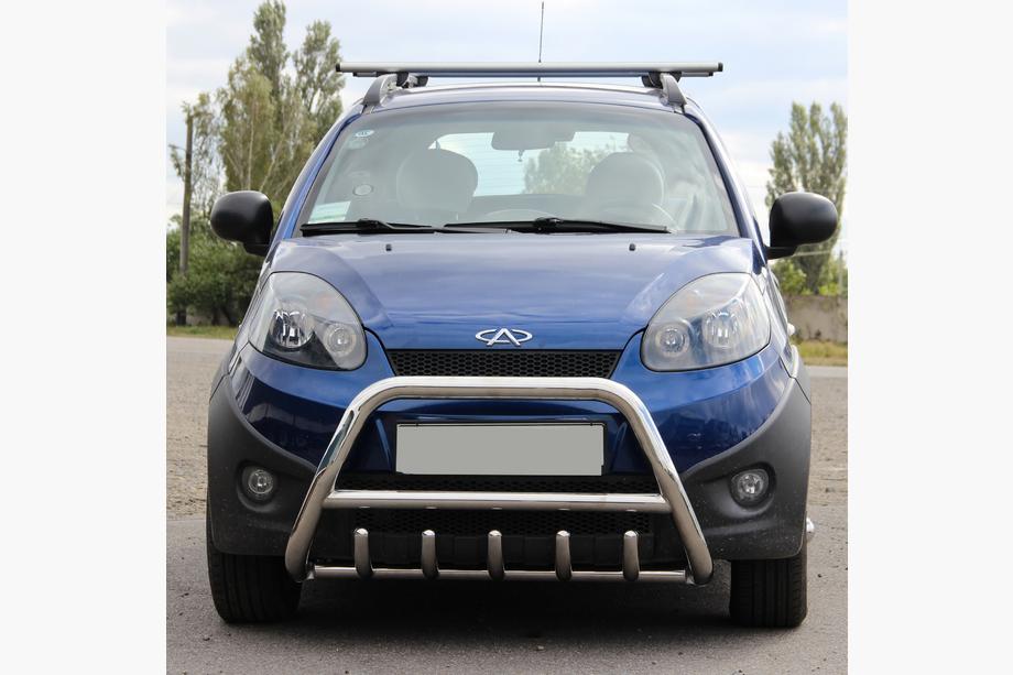 Chery Beat 2009-2015 Defensa Delantera WT003 (Acero Inoxidable) Image