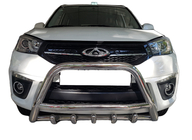Chery Tiggo 3 2005- Defensa Delantera WT003 (Acero Inoxidable) foto 1