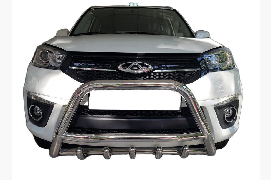 Chery Tiggo 3 2005- Defensa Delantera WT003 (Acero Inoxidable) Image