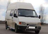 Ford Transit 1991-2000 Defensa Delantera WT003 (Acero Inoxidable) foto 1