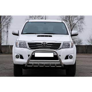 Defensa Delantera WT003 (Acero Inoxidable) Toyota Hilux 2006-2015 foto 1